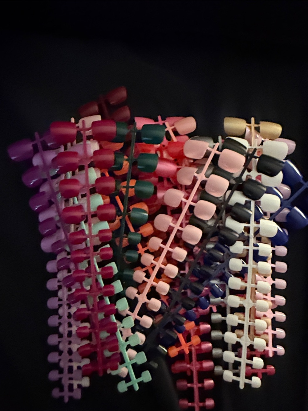 21 Sets Press On Toes Classic Colors